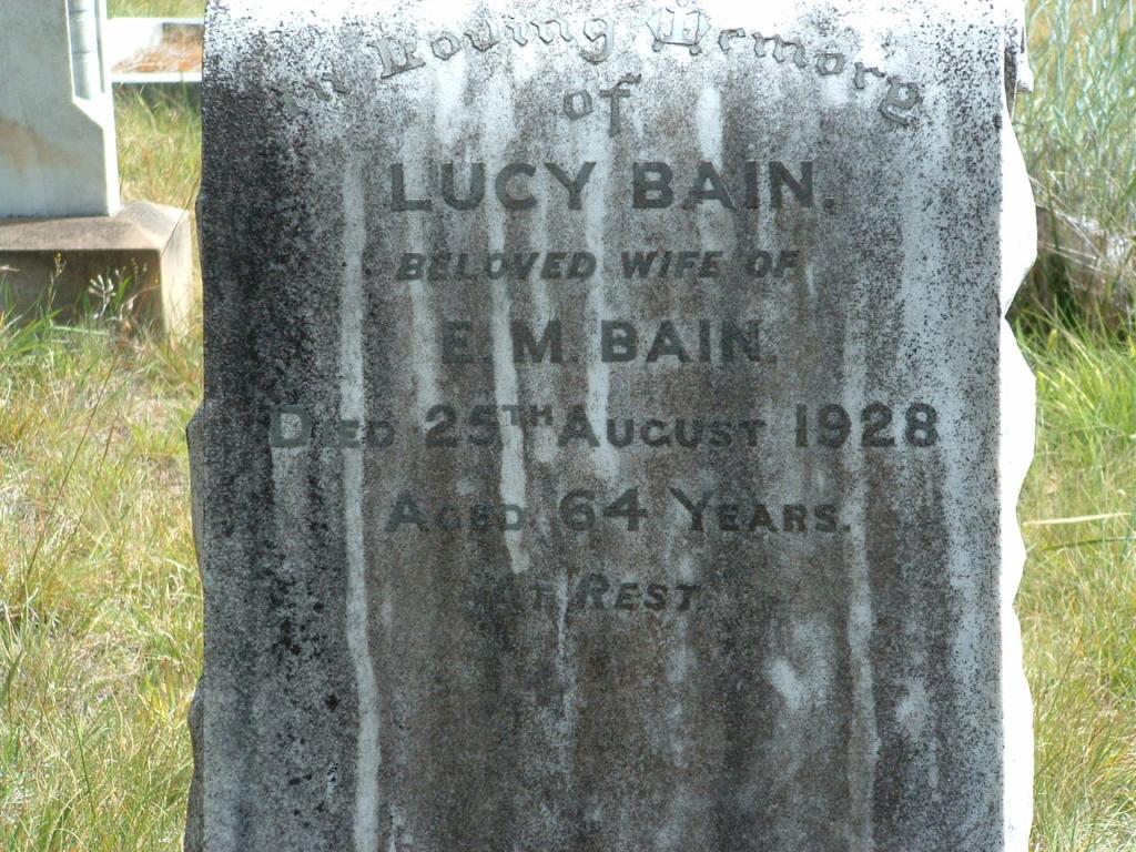 Bain, Lucy